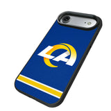 Los Angeles Rams Stripe Bump Phone Case for Apple iPhone
