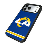 Los Angeles Rams Stripe Bump Phone Case for Apple iPhone