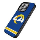 Los Angeles Rams Stripe Bump Phone Case for Apple iPhone