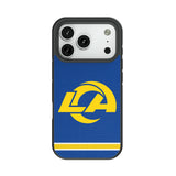 Los Angeles Rams Stripe Bump Phone Case for Apple iPhone
