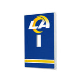 Los Angeles Rams Stripe Hidden-Screw Light Switch Plate