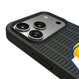 Los Angeles Rams Text Backdrop Bump Phone Case for Apple iPhone