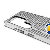 Los Angeles Rams Text Backdrop Clear Phone Case for Samsung Galaxy