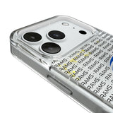 Los Angeles Rams Text Backdrop Glitter Phone Case for Apple iPhone
