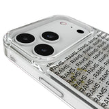 Los Angeles Rams Text Backdrop Glitter Phone Case for Apple iPhone