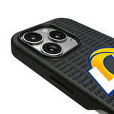 Los Angeles Rams Text Backdrop MagSafe Compatible Phone Case for Apple iPhone