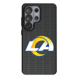 Los Angeles Rams Text Backdrop MagSafe Compatible Phone Case for Samsung Galaxy 26 Series