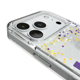 Louisiana State University Tigers Confetti Glitter Phone Case for Apple iPhone