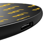 Louisiana State University Tigers Fashion Pattern 15-Watt Wireless Charger