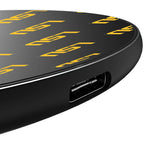 Louisiana State University Tigers Fashion Pattern 15-Watt Wireless Charger