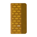 Louisiana State University Tigers Fashion Pattern Folio Phone Case for Apple iPhone