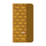 Louisiana State University Tigers Fashion Pattern Folio Phone Case for Samsung Galaxy