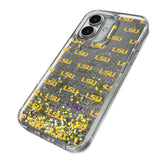 Louisiana State University Tigers Fashion Pattern Glitter Phone Case for Apple iPhone