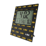 Louisiana State University Tigers Fashion Pattern Wall Clock