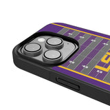 Louisiana State University Tigers Field Bump Phone Case for Apple iPhone