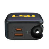 Louisiana State University Tigers Linen 2 in 1 USB A/C Charger