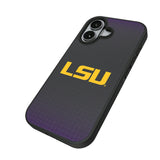 Louisiana State University Tigers Linen Bump Phone Case for Apple iPhone