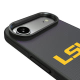 Louisiana State University Tigers Linen Bump Phone Case for Apple iPhone