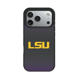 Louisiana State University Tigers Linen Bump Phone Case for Apple iPhone