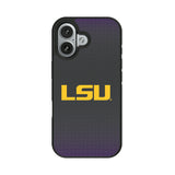 Louisiana State University Tigers Linen Bump Phone Case for Apple iPhone