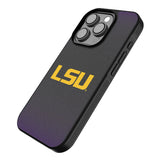 Louisiana State University Tigers Linen Bump Phone Case for Apple iPhone