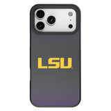 Louisiana State University Tigers Linen Bump Phone Case for Apple iPhone