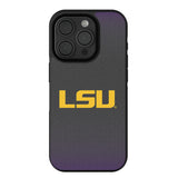 Louisiana State University Tigers Linen Bump Phone Case for Apple iPhone