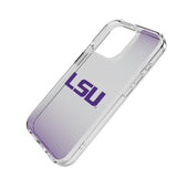 Louisiana State University Tigers Linen Clear Phone Case for Apple iPhone