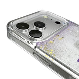 Louisiana State University Tigers Linen Glitter Phone Case for Apple iPhone