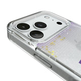 Louisiana State University Tigers Linen Glitter Phone Case for Apple iPhone