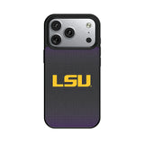 Louisiana State University Tigers Linen MagSafe Compatible Phone Case for Apple iPhone