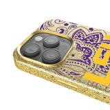 Louisiana State University Tigers Paisley Bling Phone Case for Apple iPhone