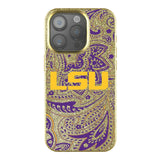 Louisiana State University Tigers Paisley Bling Phone Case for Apple iPhone