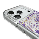 Louisiana State University Tigers Paisley Glitter Phone Case for Apple iPhone