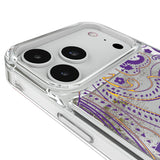 Louisiana State University Tigers Paisley Glitter Phone Case for Apple iPhone