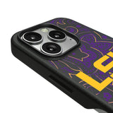 Louisiana State University Tigers Paisley MagSafe Compatible Phone Case for Apple iPhone