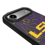 Louisiana State University Tigers Paisley MagSafe Compatible Phone Case for Apple iPhone