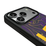 Louisiana State University Tigers Paisley MagSafe Compatible Phone Case for Apple iPhone