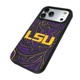 Louisiana State University Tigers Paisley MagSafe Compatible Phone Case for Apple iPhone