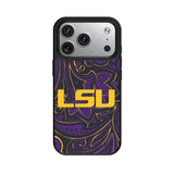 Louisiana State University Tigers Paisley MagSafe Compatible Phone Case for Apple iPhone