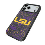 Louisiana State University Tigers Paisley MagSafe Compatible Phone Case for Apple iPhone