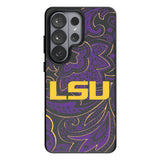 Louisiana State University Tigers Paisley MagSafe Compatible Phone Case for Samsung Galaxy