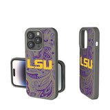 Louisiana State University Tigers Paisley Soft Touch Phone Case for Apple iPhone