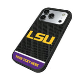 Louisiana State University Tigers Personalized EndZone Plus Bump Phone Case for Apple iPhone