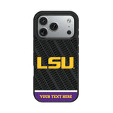 Louisiana State University Tigers Personalized EndZone Plus Bump Phone Case for Apple iPhone