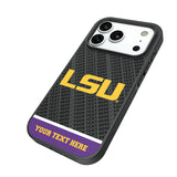 Louisiana State University Tigers Personalized EndZone Plus Bump Phone Case for Apple iPhone