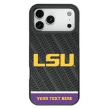 Louisiana State University Tigers Personalized EndZone Plus Bump Phone Case for Apple iPhone