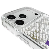 Louisiana State University Tigers Personalized EndZone Plus Glitter Phone Case for Apple iPhone