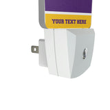 Louisiana State University Tigers Personalized Endzone Solid Night Light 2-Pack