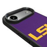 Louisiana State University Tigers Personalized Stripe Bump Phone Case for Apple iPhone